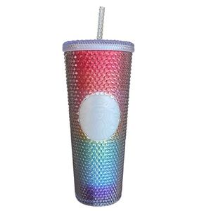 NWT Limited Edition 2020 Starbucks Venti Studded Rainbow Ombré Pride Cup